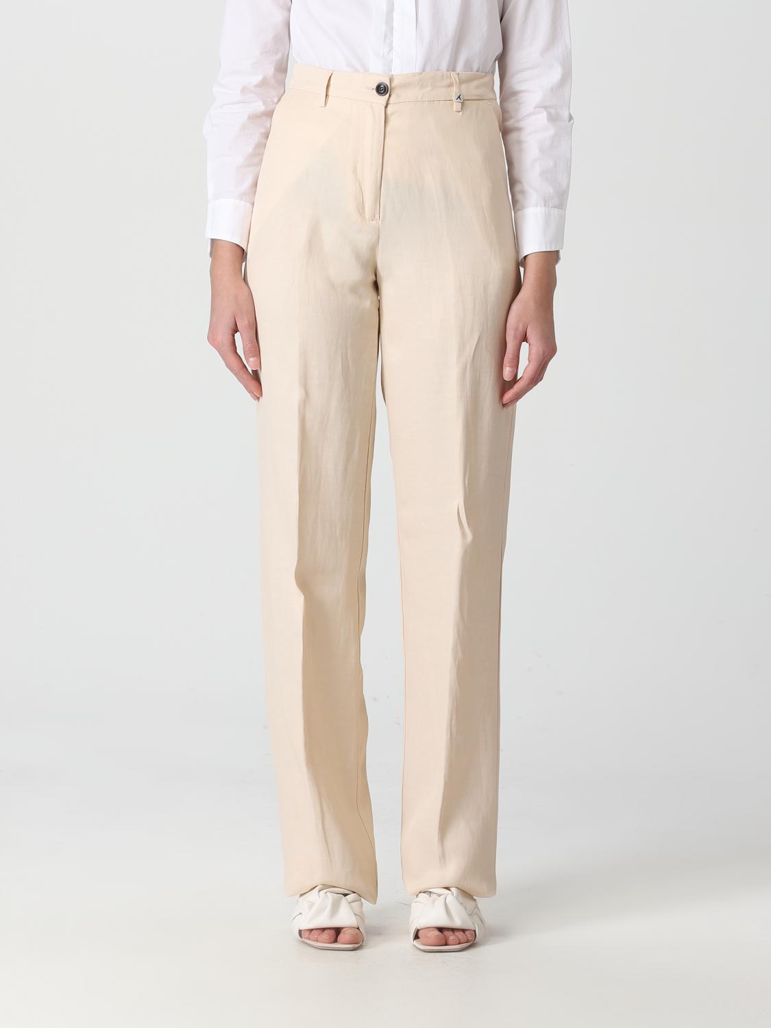 RAPHAELA Pantaloni Donna In Cotone Leggero - Modello A Scivolo, Lunghezza 6/8, Con Tasche Posteriori