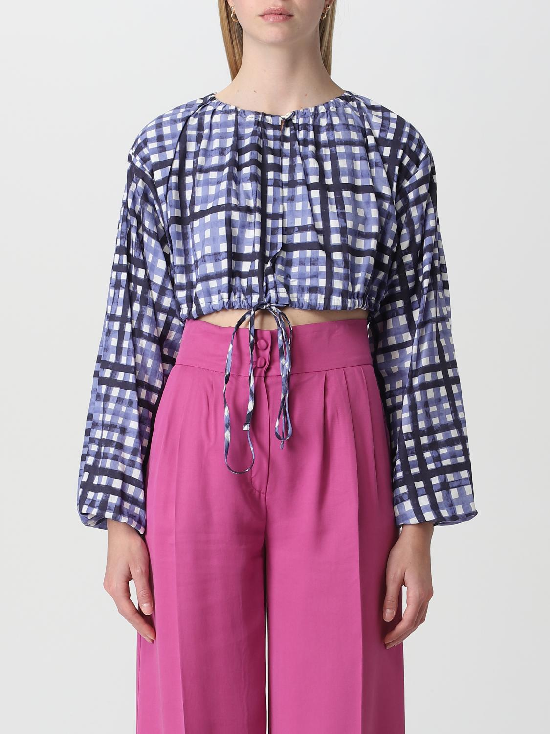 SEMICOUTURE TOP: Top damen Semicouture, Blau - Img 1