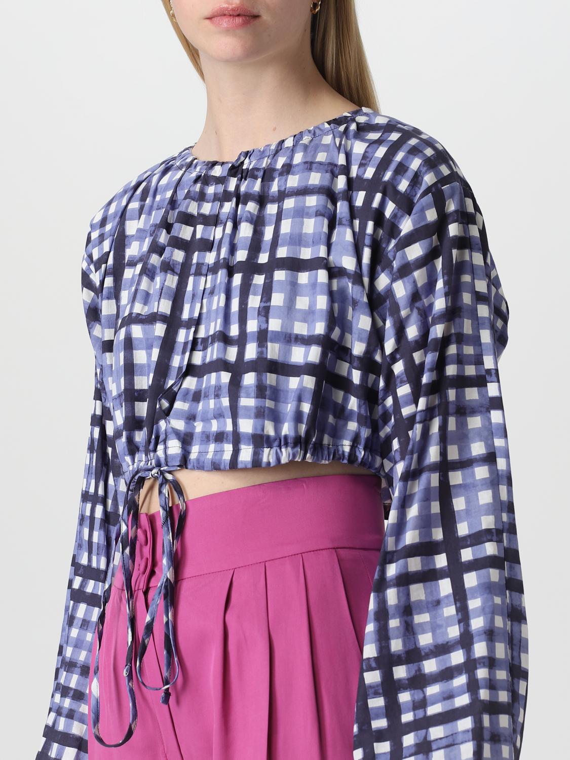 SEMICOUTURE TOP: Top damen Semicouture, Blau - Img 3