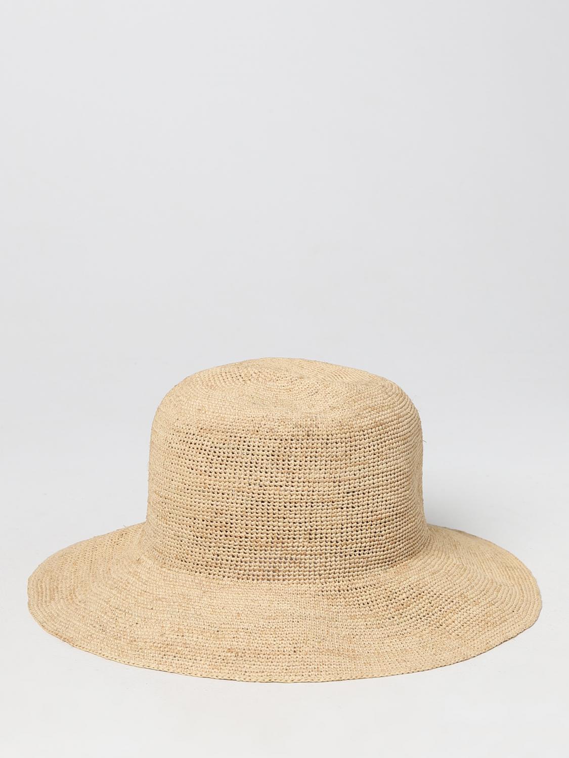 MAX MARA CAPPELLO: Cappello Max Mara in rafia, Naturale - Img 1