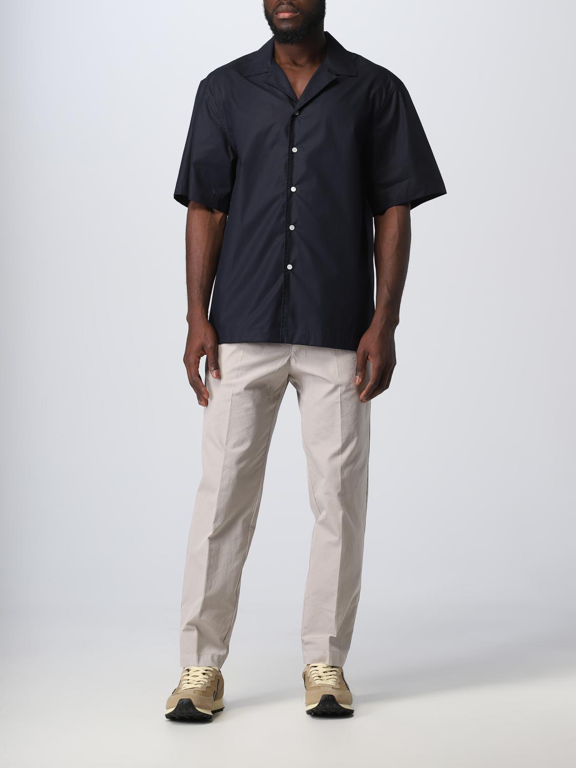 GRIFONI CAMISA: Camisa hombre Grifoni, Azul Oscuro - Img 2