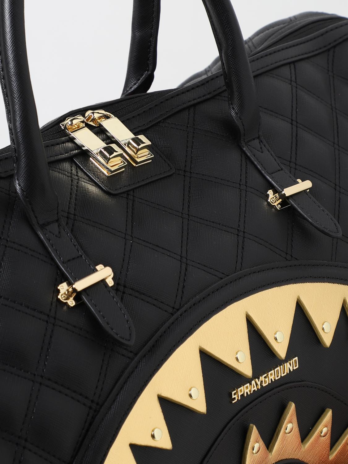 SPRAYGROUND VALIGIA: Borsa uomo Sprayground, Nero - Img 3