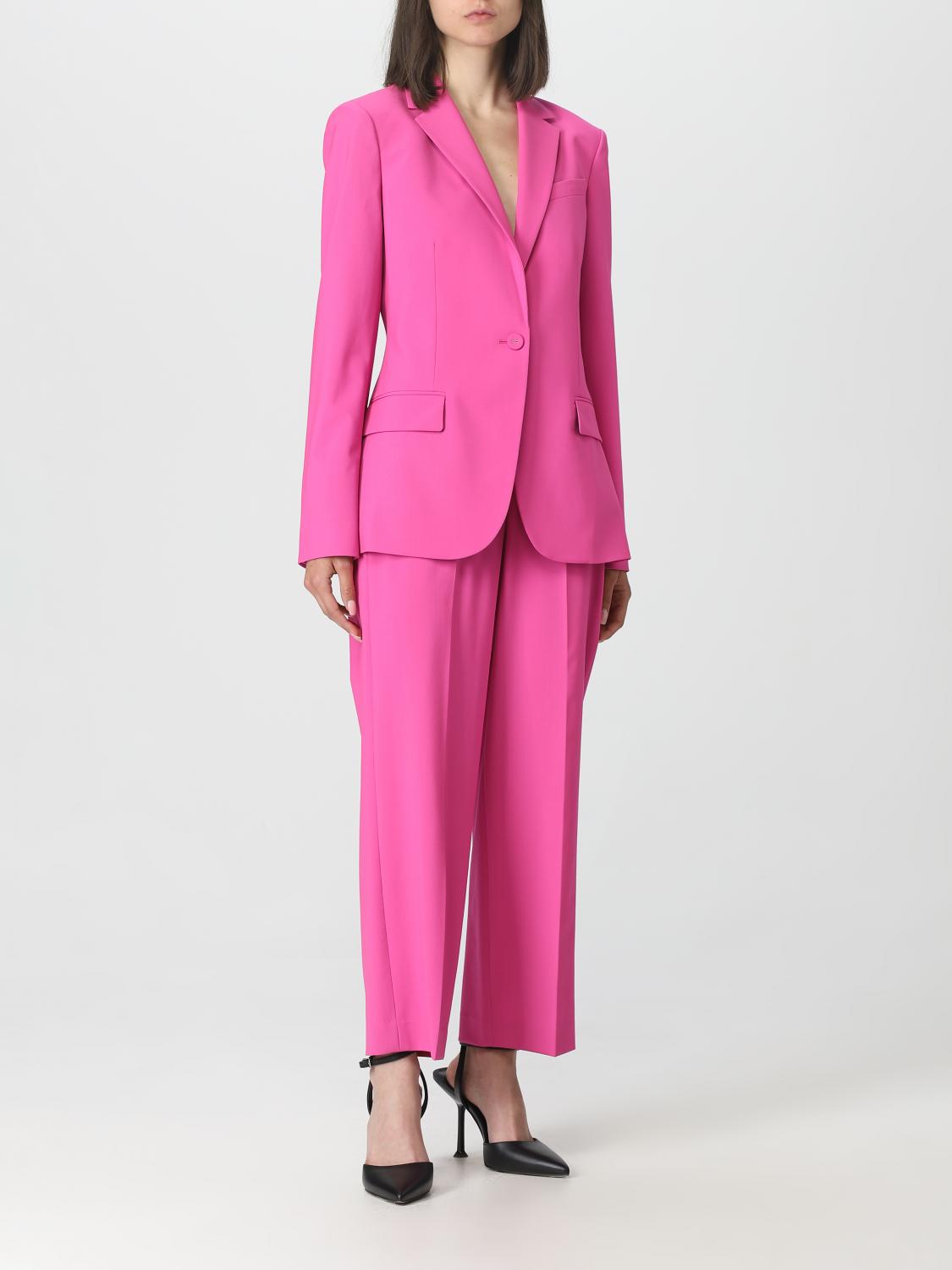 THEORY PANTALONI: Pantalone Theory in lana stretch, Fuxia - Img 2