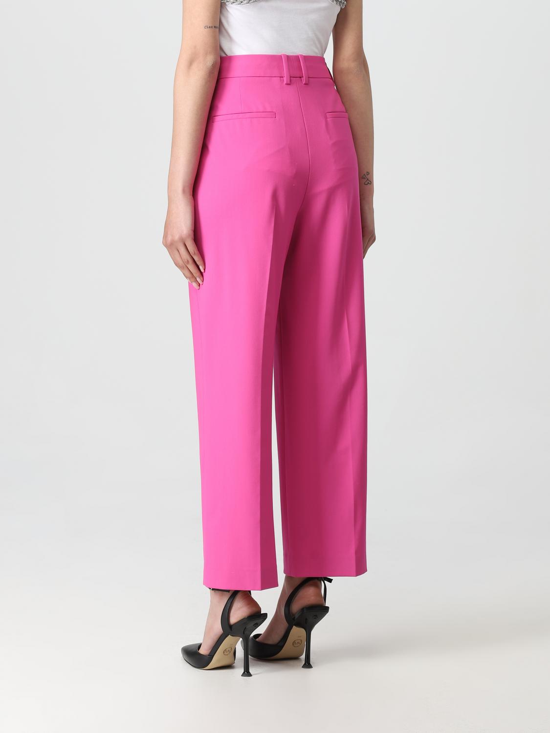 THEORY PANTALONI: Pantalone Theory in lana stretch, Fuxia - Img 3