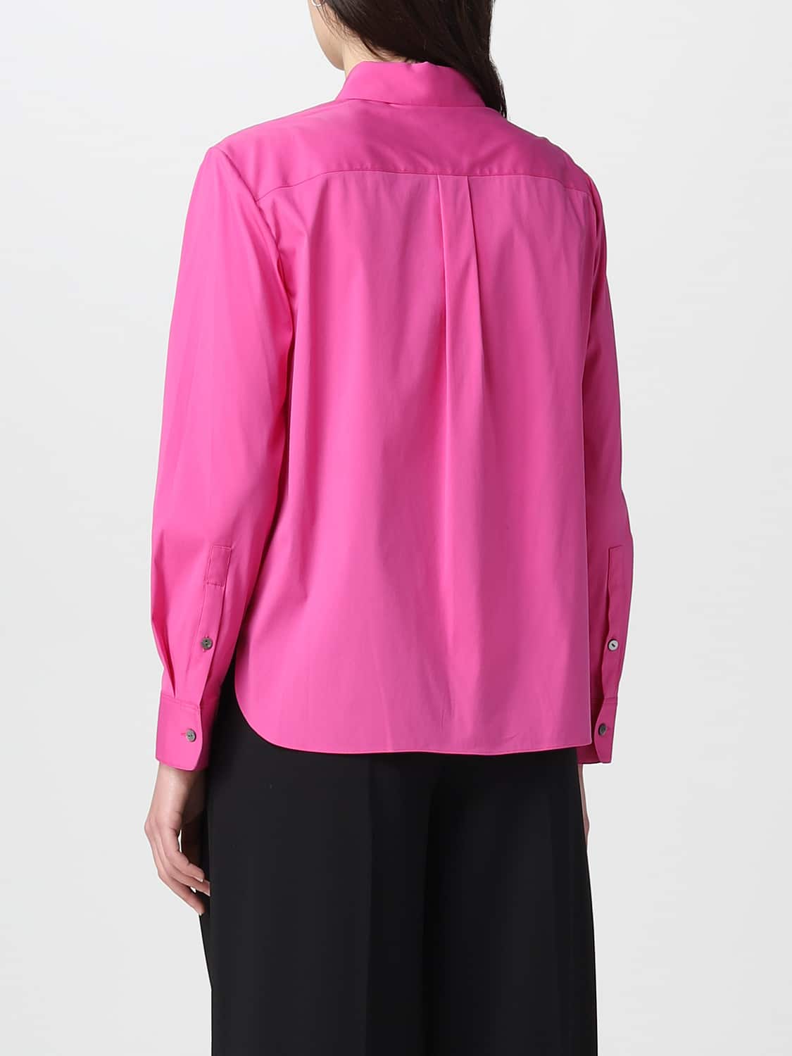 THEORY HEMDBLUSE: Hemdbluse damen Theory, Fuchsia - Img 3
