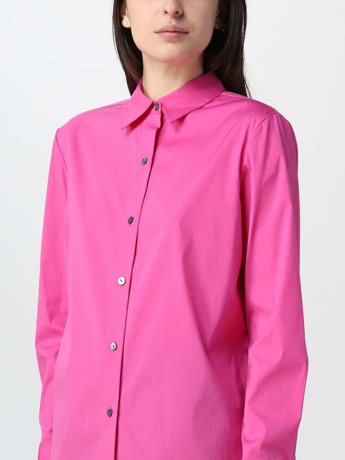 THEORY HEMDBLUSE: Hemdbluse damen Theory, Fuchsia - Img 4