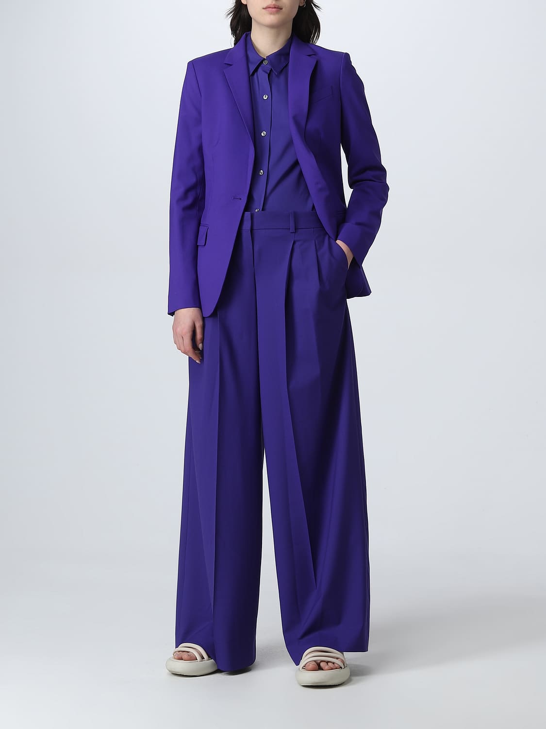 THEORY CAMICIA: Camicia Theory in cotone stretch, Viola - Img 2