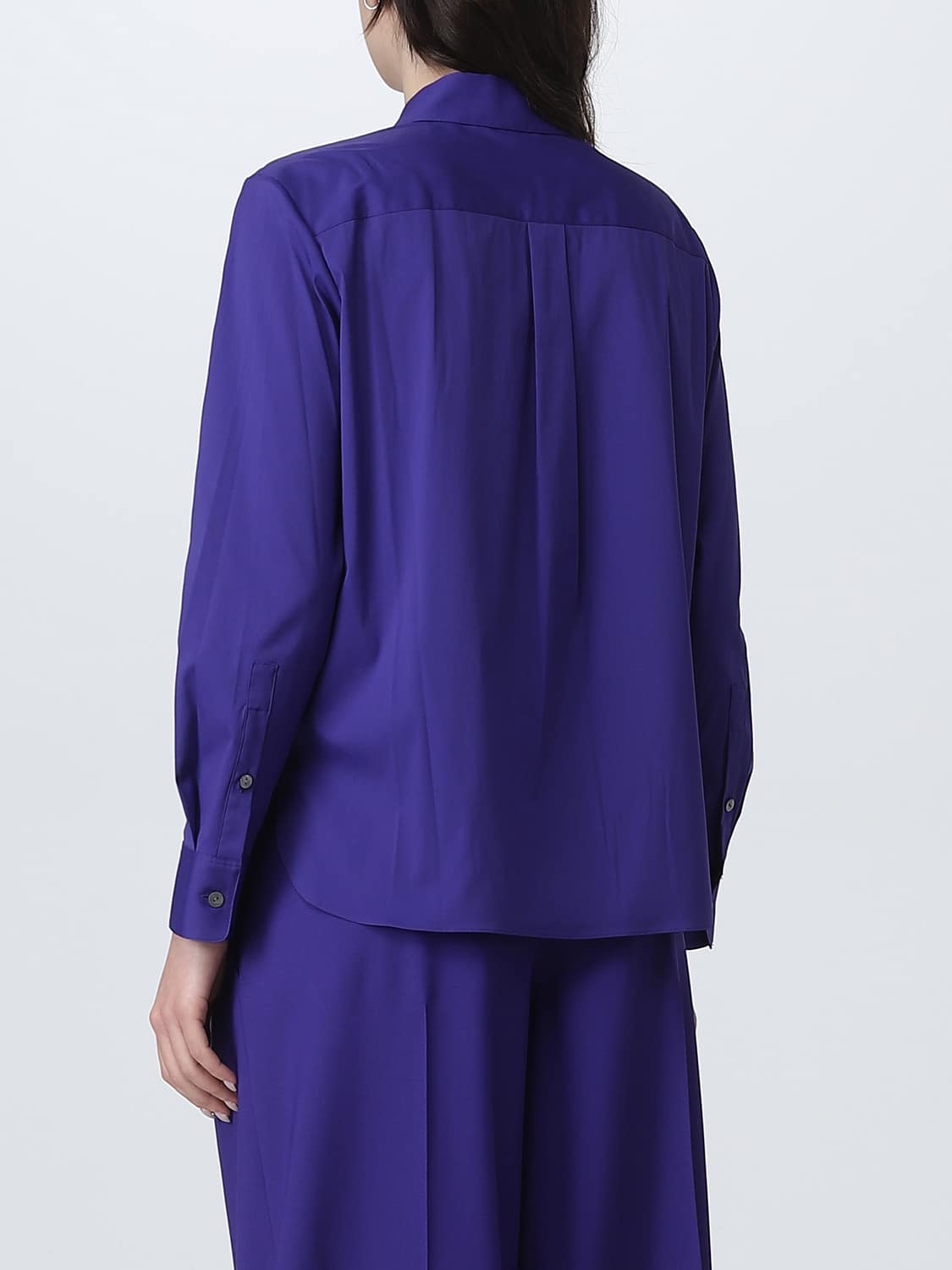 THEORY CAMICIA: Camicia Theory in cotone stretch, Viola - Img 3