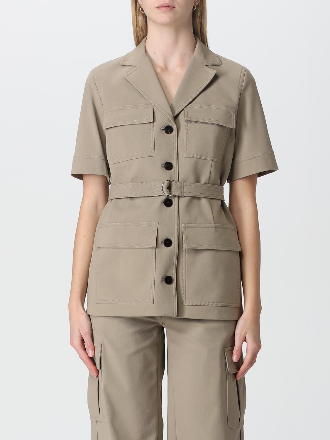 THEORY BLAZER: Giacca Theory in misto cotone, Sabbia - Img 1