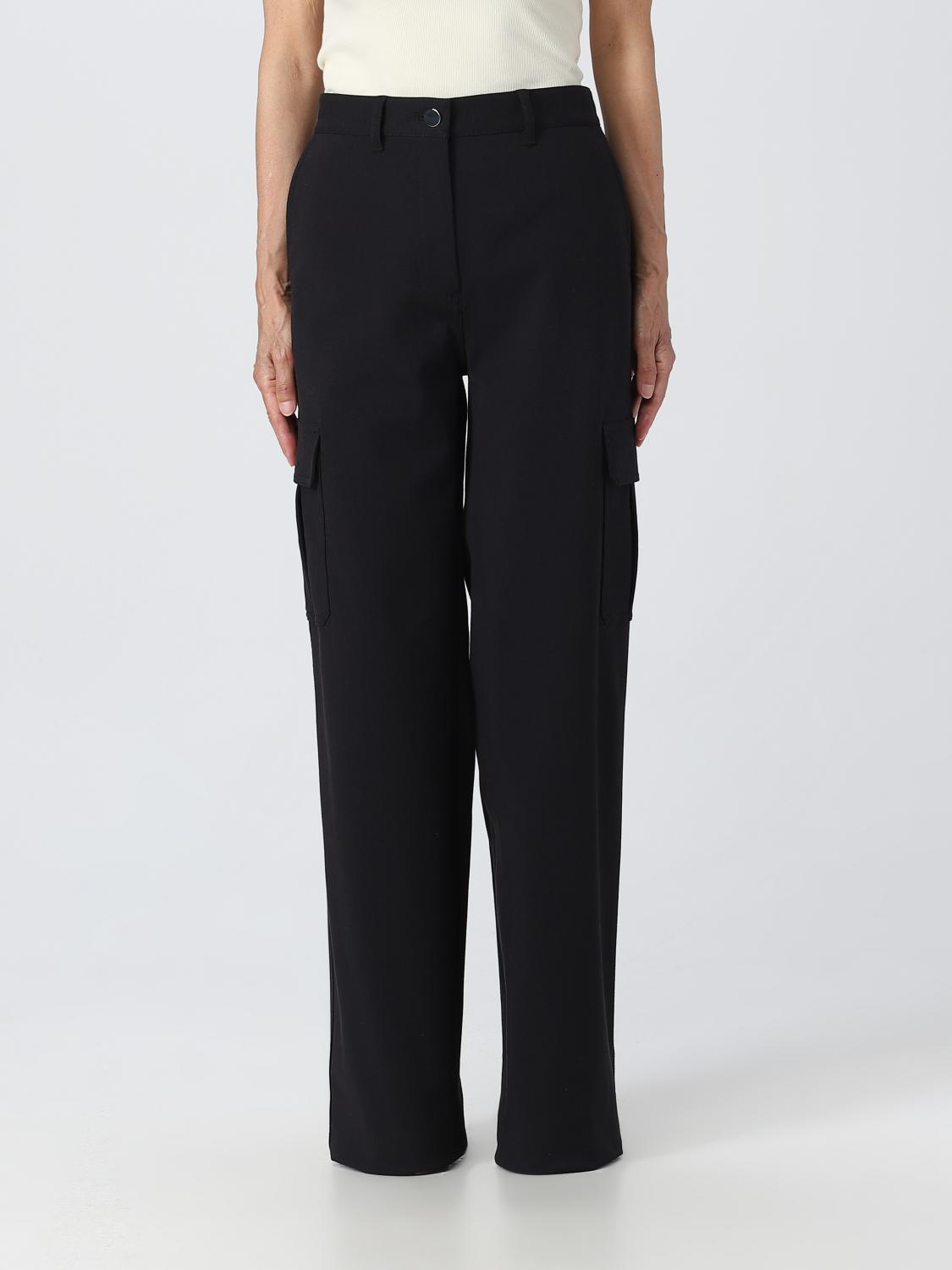 THEORY PANTALONI: Pantalone Thoery in twill, Nero - Img 1