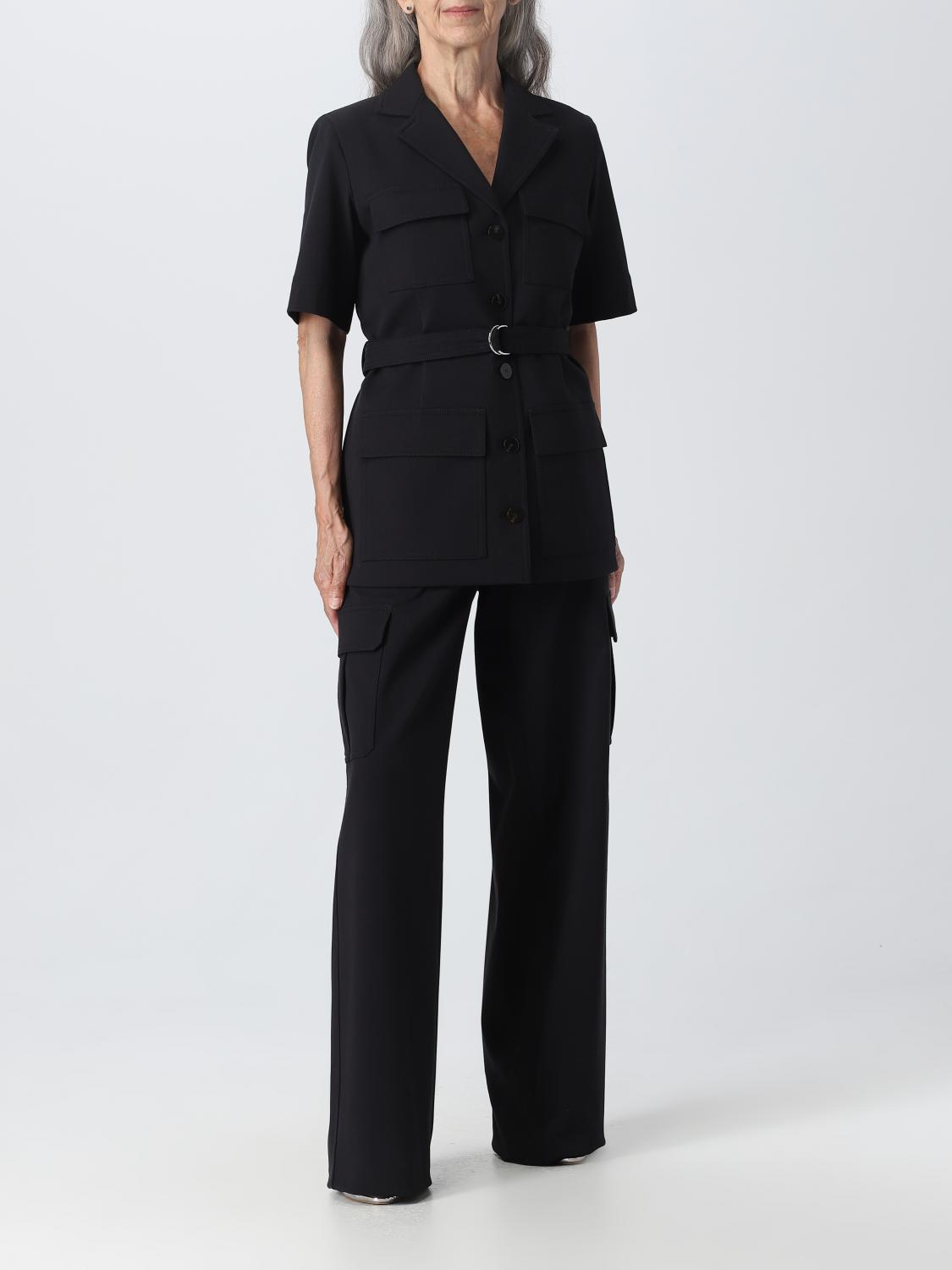 THEORY PANTALONI: Pantalone Thoery in twill, Nero - Img 2