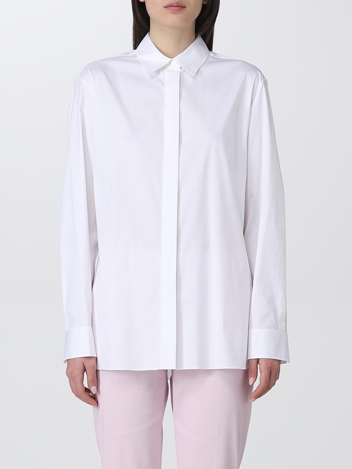 THEORY CAMICIA: Camicia Theory in misto cotone stretch, Bianco - Img 1