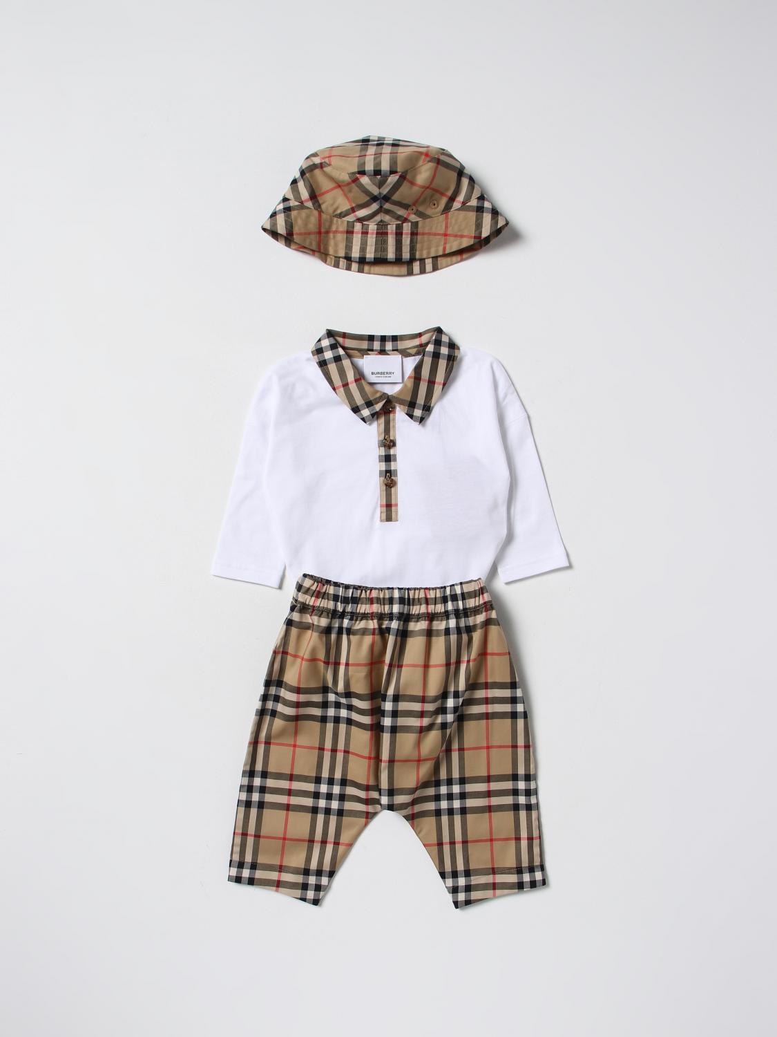 BURBERRY: Jumpsuit kids - Beige | Burberry pack 8065886