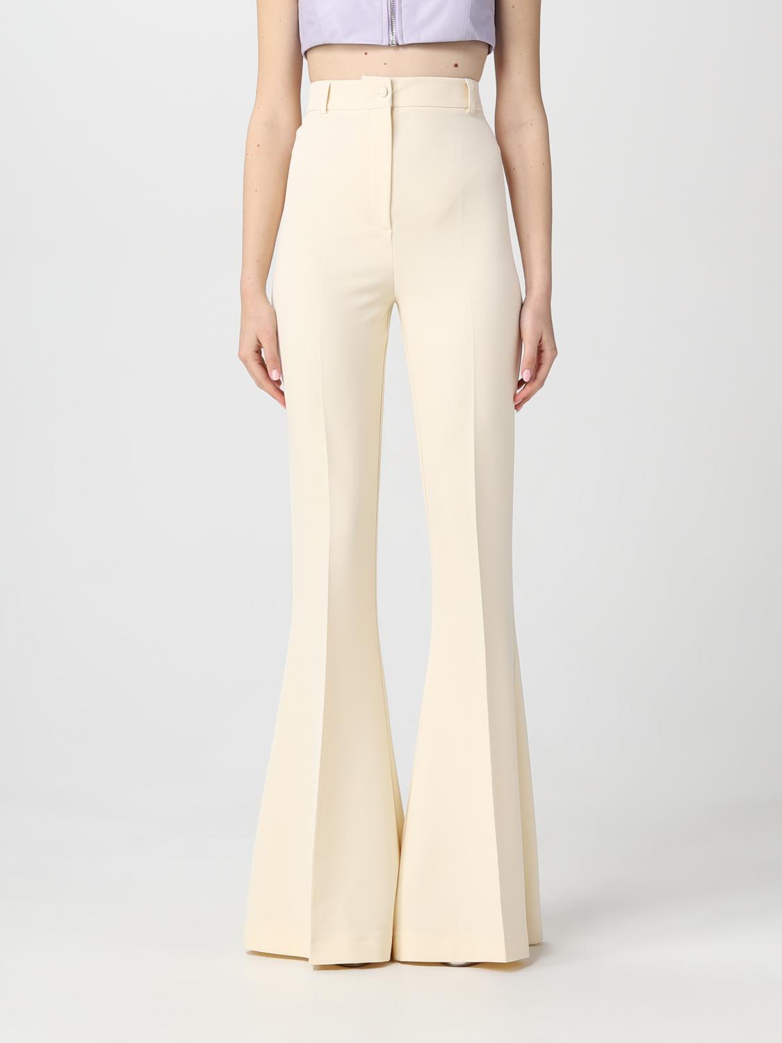 パンツ HEBE STUDIO Woman Pants Cream H223BIPNMFN Cream Muffin Hebe Studio Outlet: Pants woman - Cream | Hebe Studio pants
