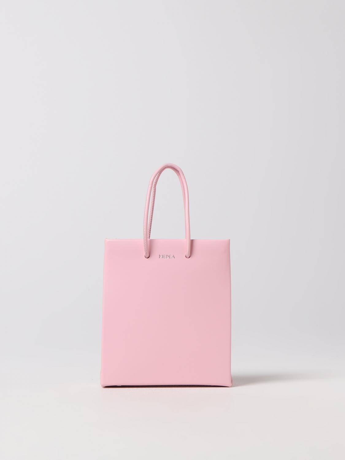 MEDEA BORSA MINI: Borsa Short Medea in pelle, Rosa - Img 1