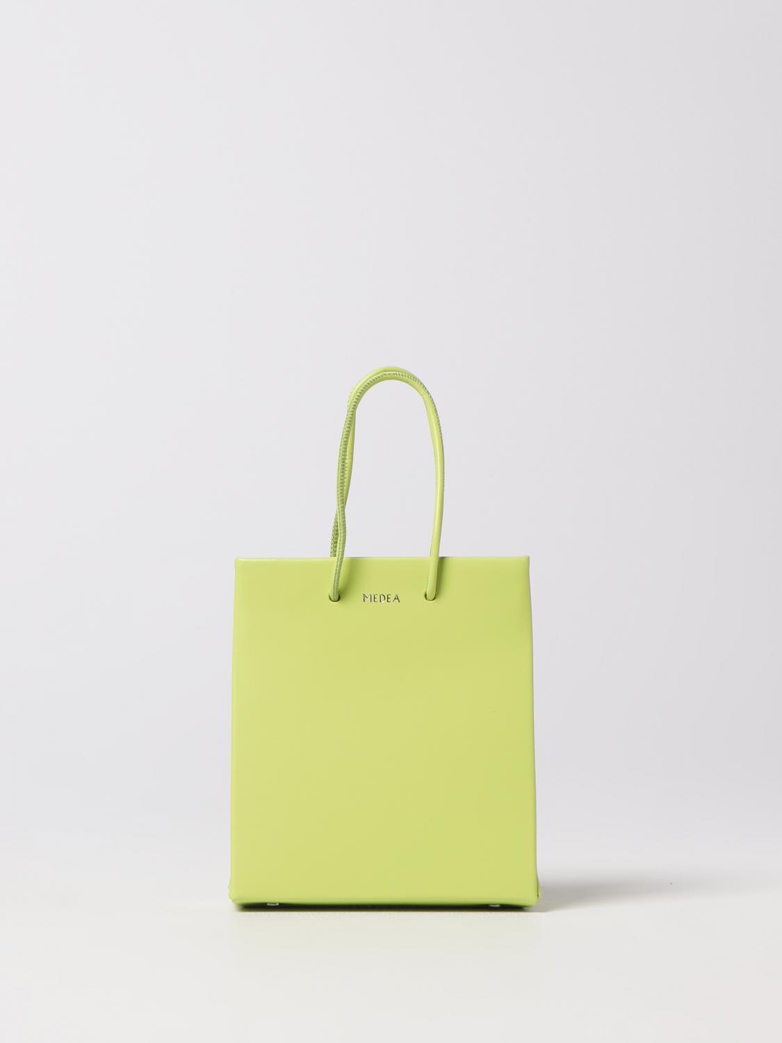 MEDEA BORSA MINI: Borsa Short Medea in pelle, Verde - Img 1