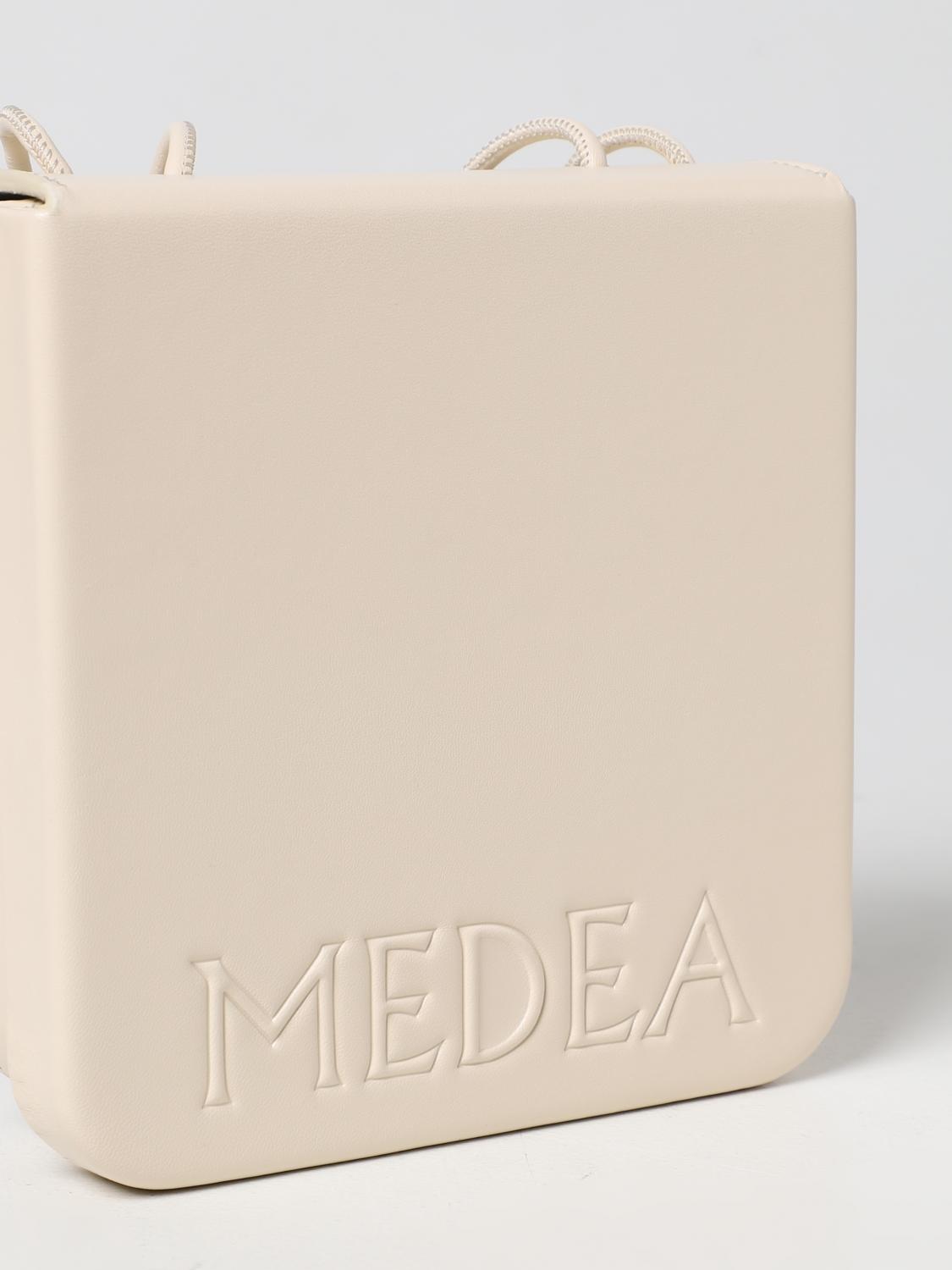MEDEA BORSA MINI: Borsa Solid Medea in nappa, Panna - Img 3