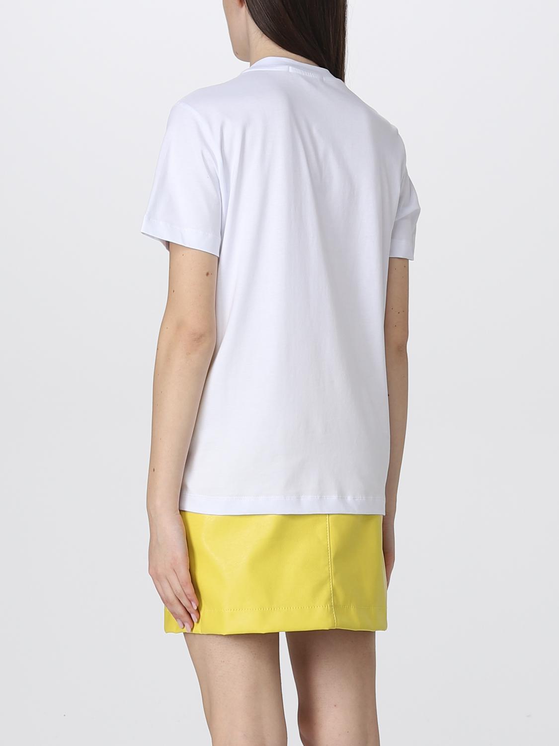 MSGM T-SHIRT: MSGM cotton t-shirt, White - Img 3