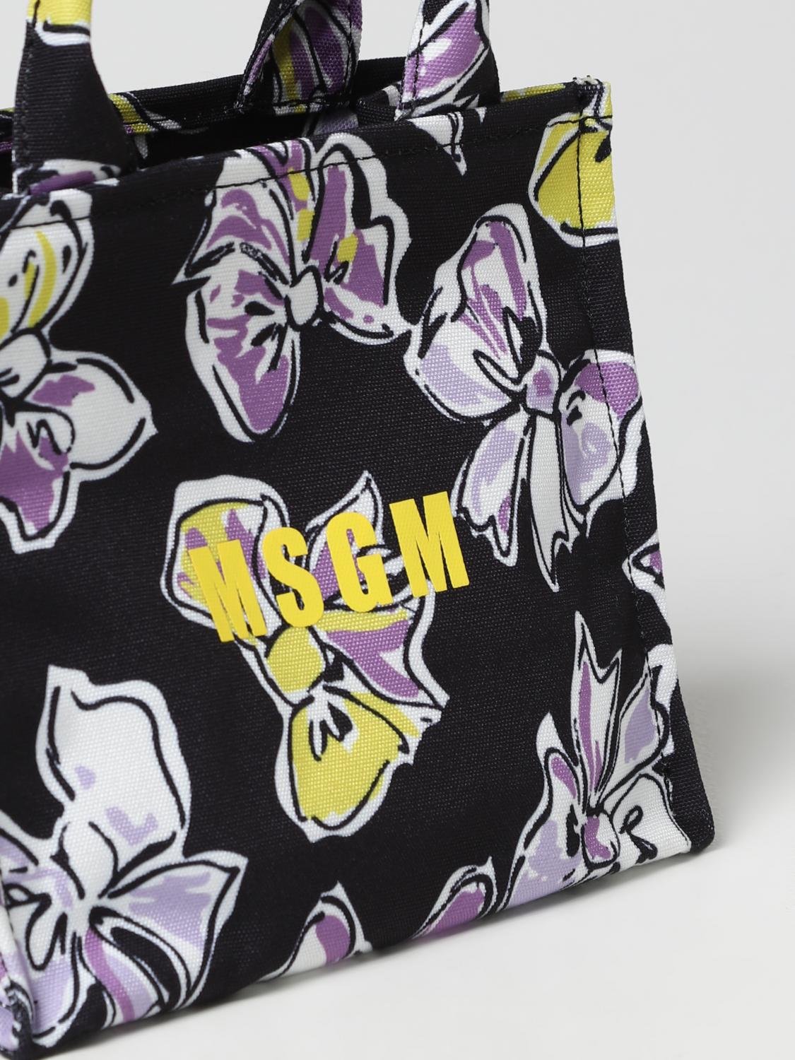 MSGM HANDTASCHE: Schultertasche damen MSGM, Schwarz - Img 3