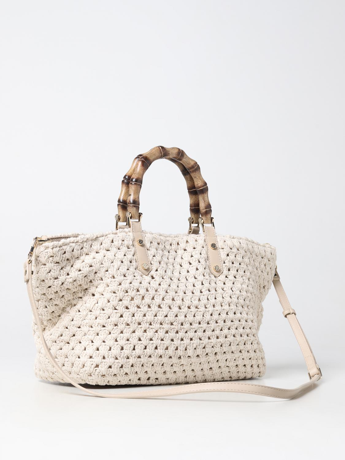 V73 HANDTASCHE: Schultertasche damen V73, Weiß - Img 2