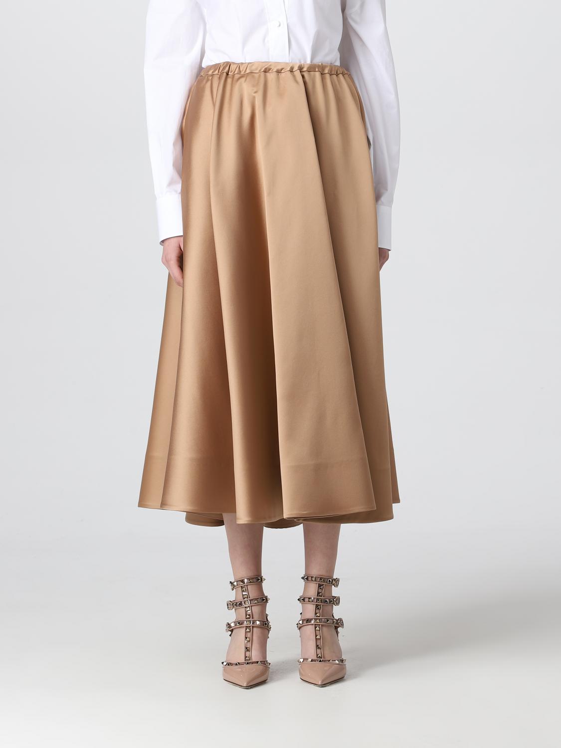 スカート VALENTINO Woman Skirt Sand 2B0RA9V56D1 S69 Valentino Outlet: Skirt woman - Sand | Valentino skirt