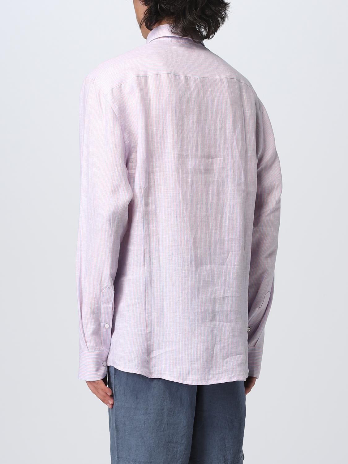 BARONIO HEMD: Hemd herren Baronio, Pink - Img 2