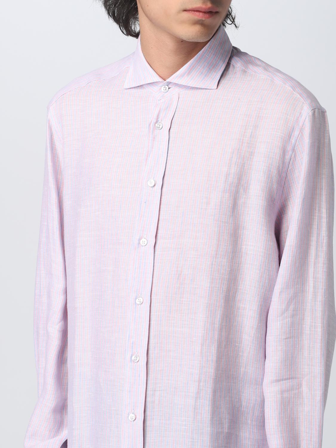 BARONIO HEMD: Hemd herren Baronio, Pink - Img 3