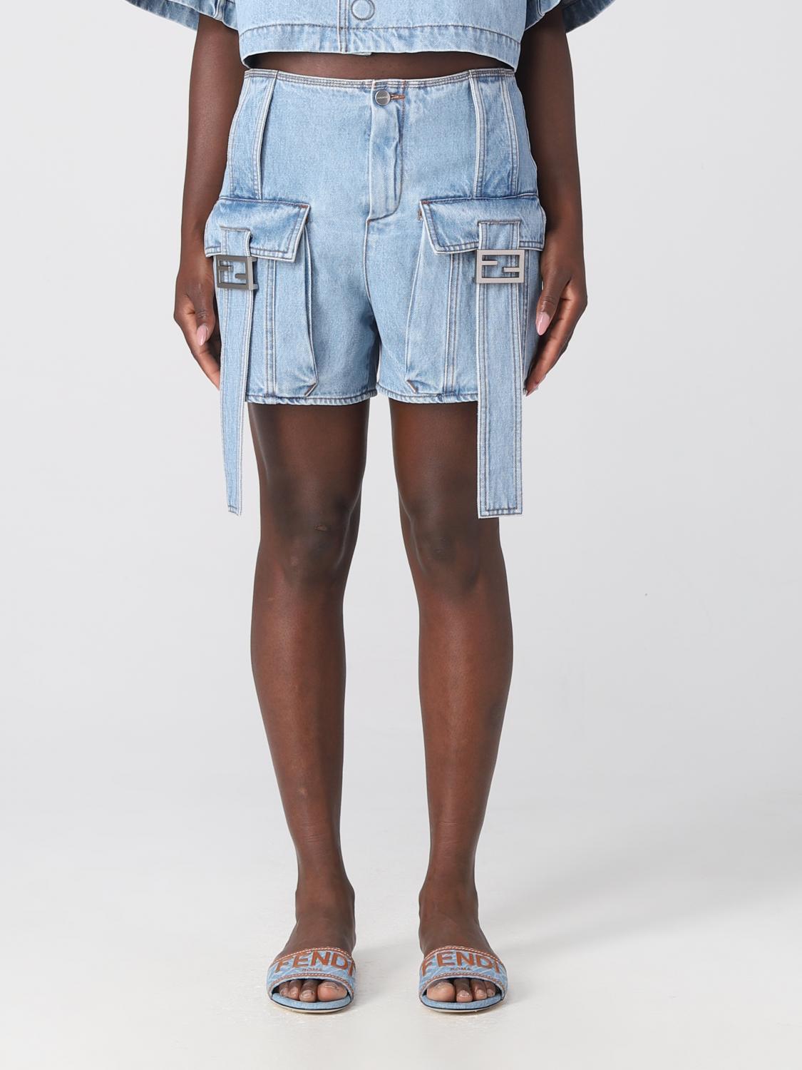 Fendi ショートパンツ レディース - アジュール | FLP792ANP1 | GIGLIO.COM