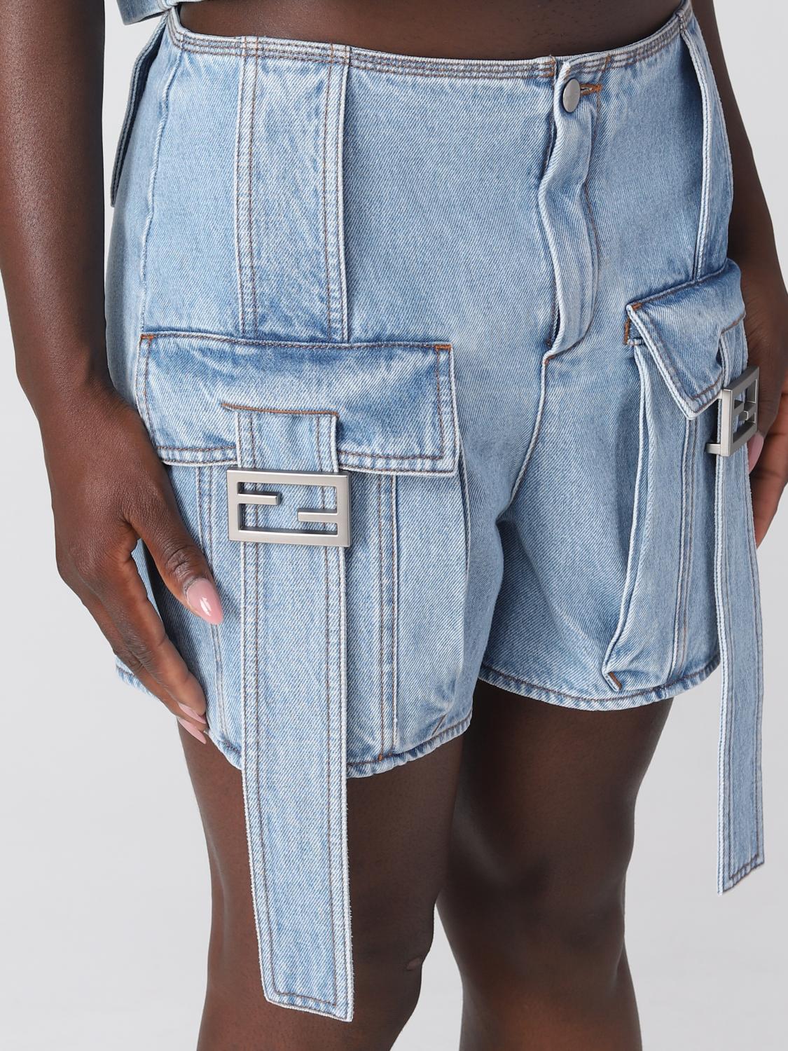 Fendi ショートパンツ レディース - アジュール | FLP792ANP1 | GIGLIO.COM