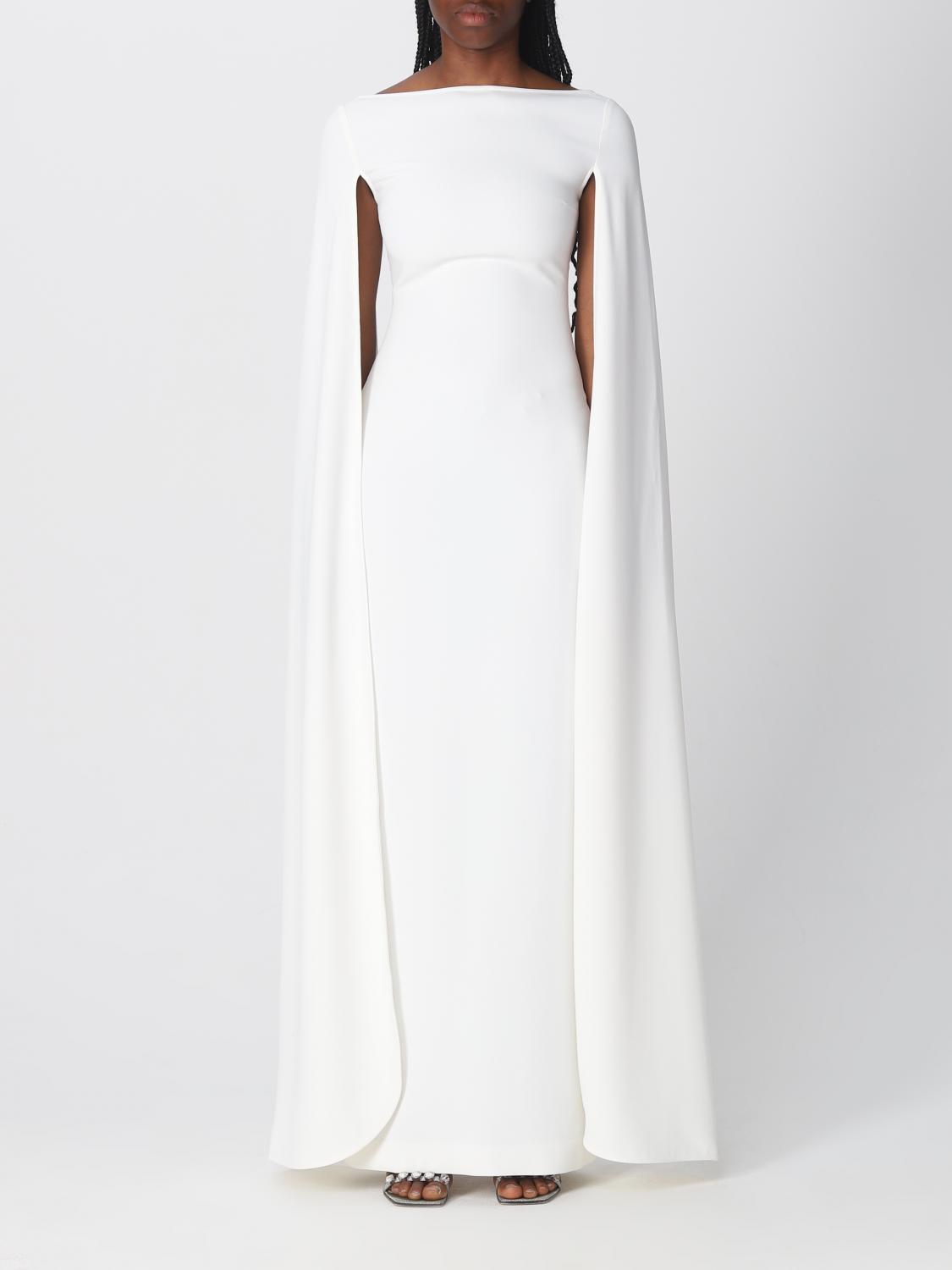 SOLACE LONDON: Dress woman - Yellow Cream | Solace London
