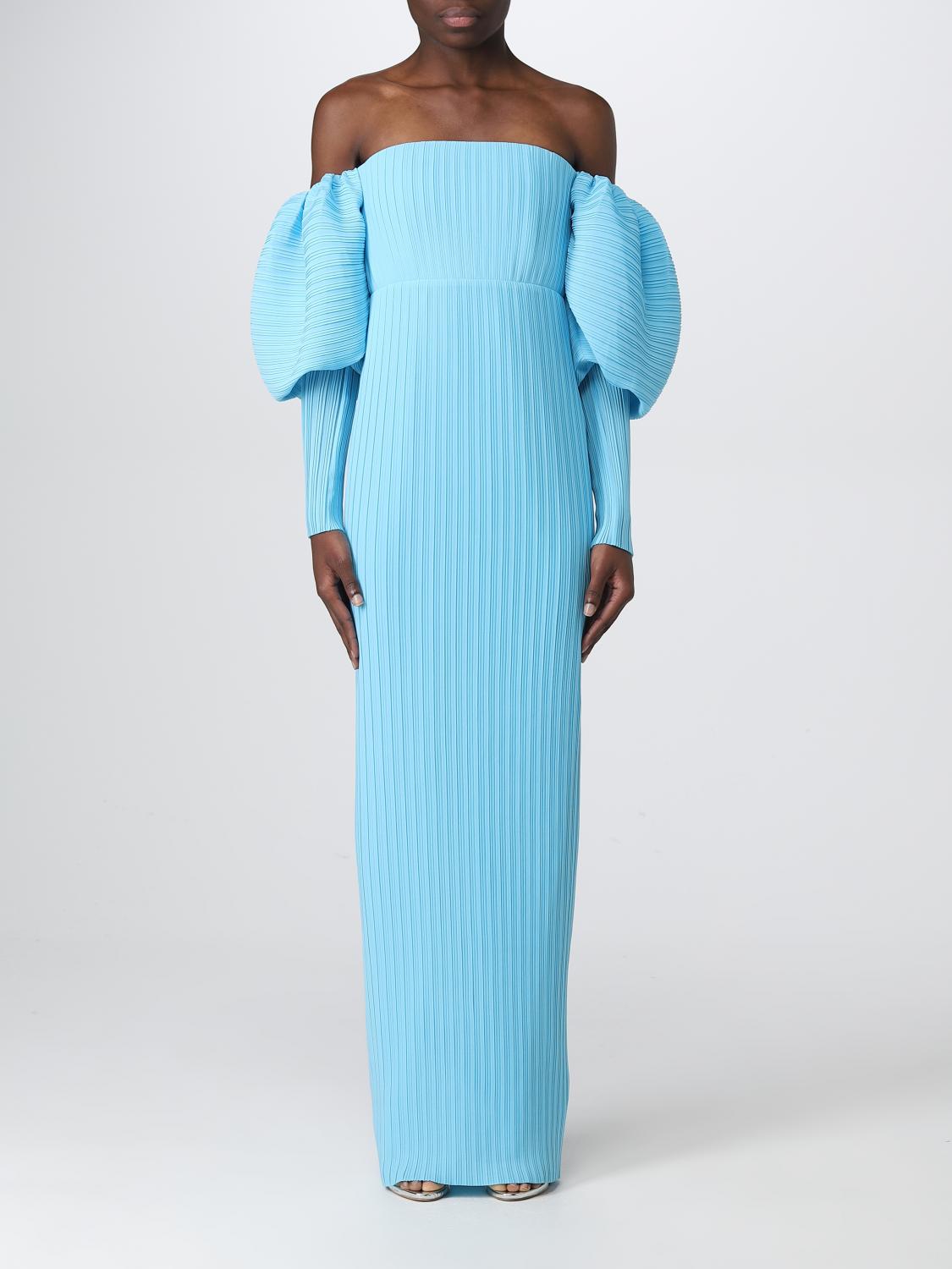 Solace London Dress woman - Blue | OS24045 | GIGLIO.COM