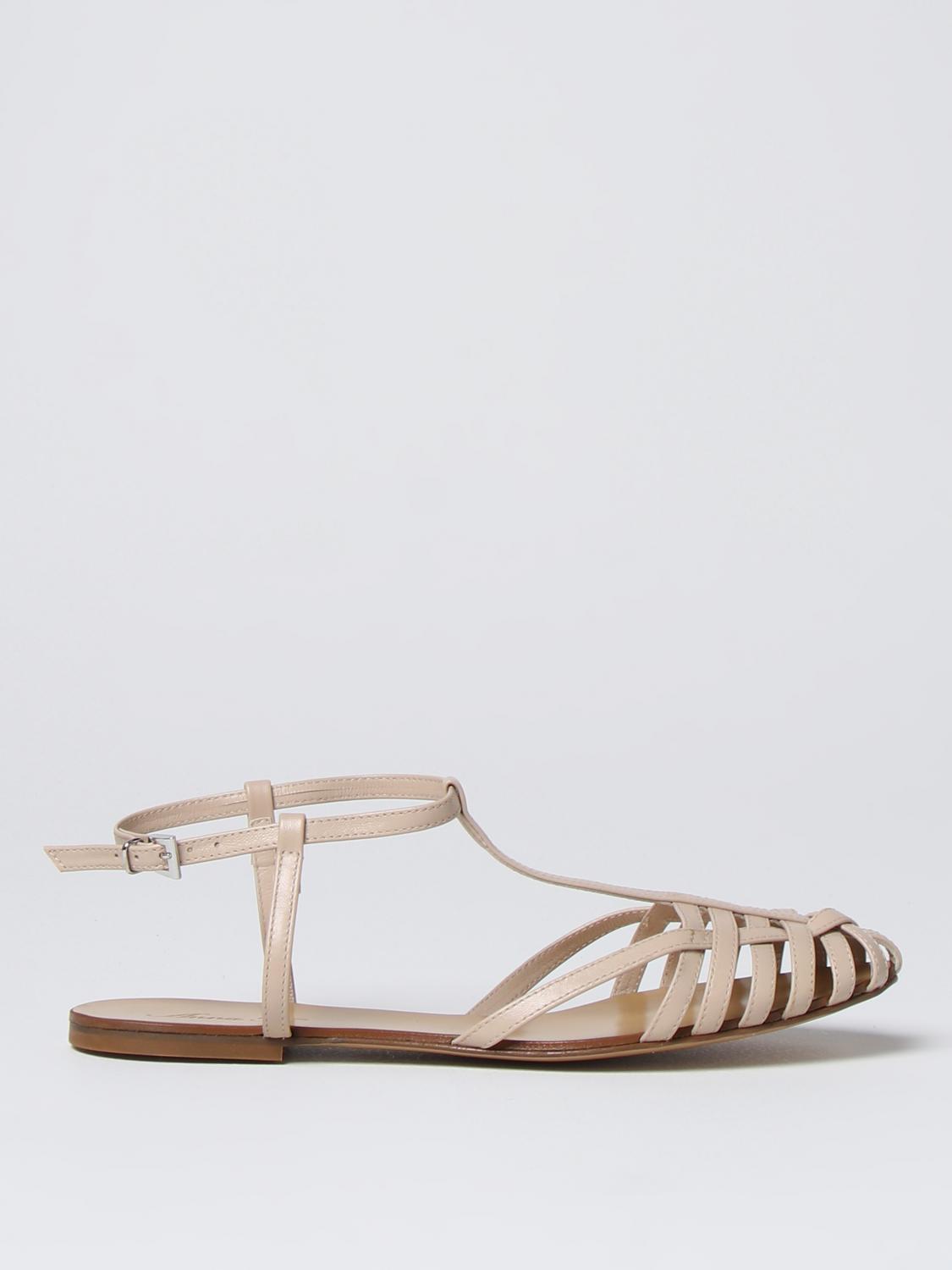 ANNA F. FLACHE SANDALEN: Schuhe damen Anna F., Beige - Img 1