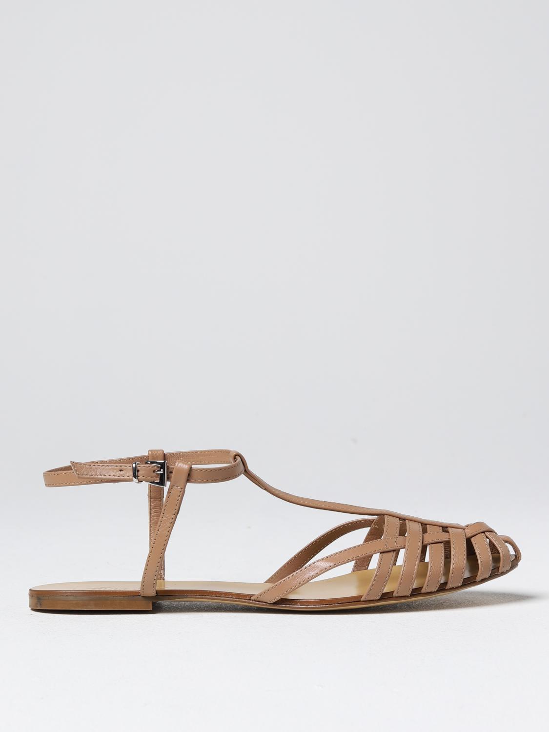 ANNA F. FLACHE SANDALEN: Schuhe damen Anna F., Leder - Img 1