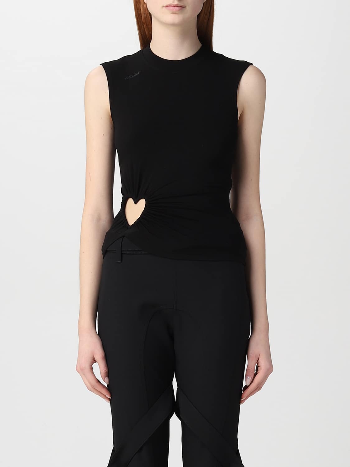 AMBUSH TOP: Top Ambush in tessuto sintetico, Nero - Img 1