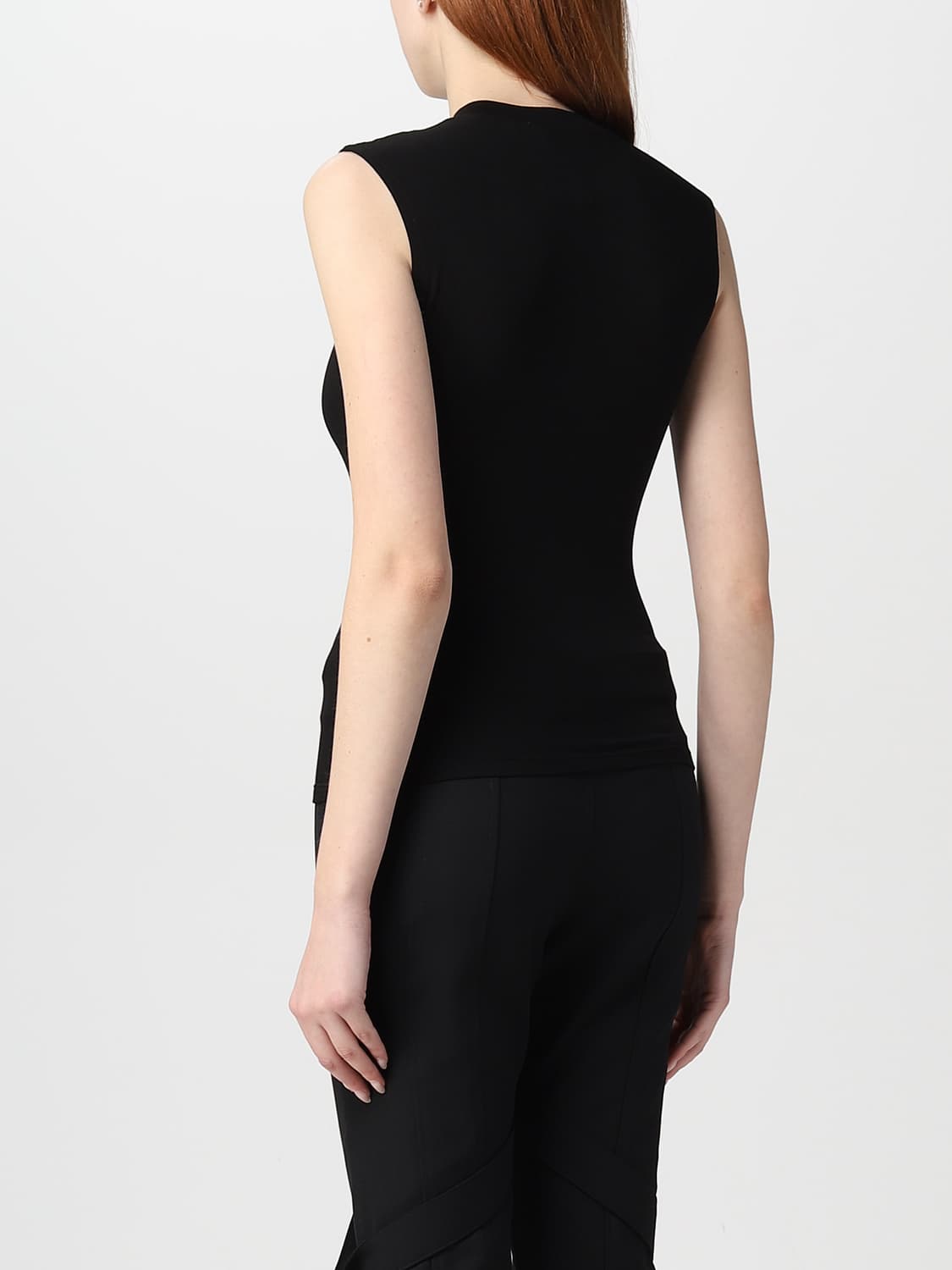 AMBUSH TOP: Top Ambush in tessuto sintetico, Nero - Img 3
