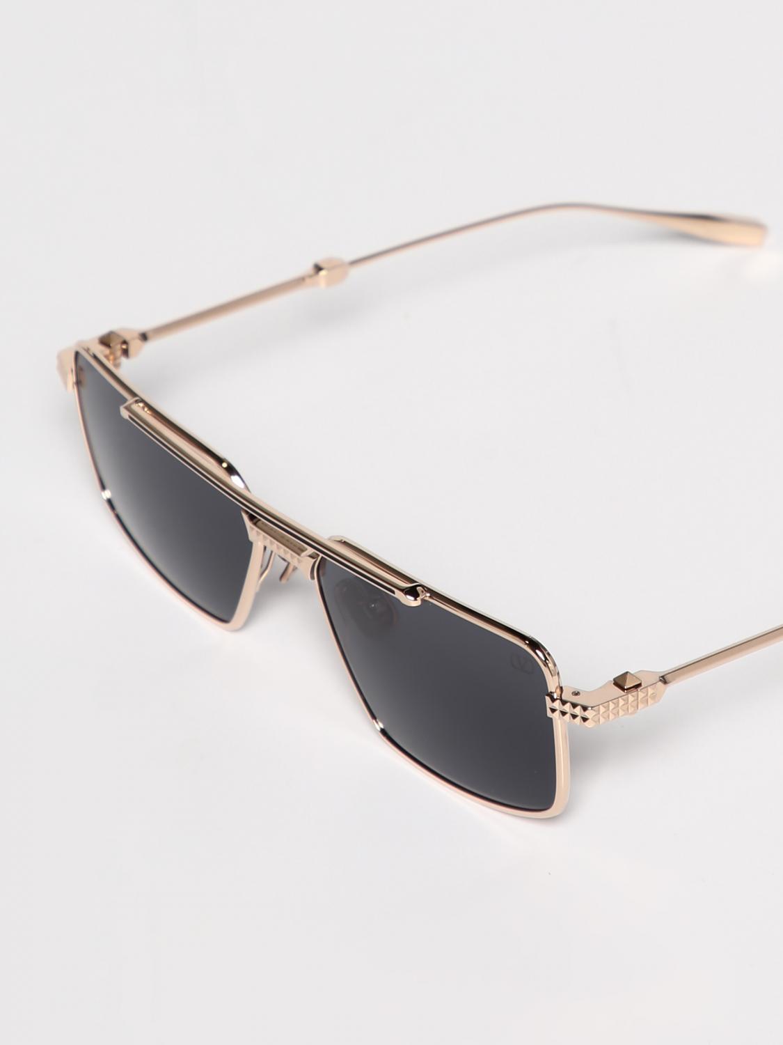 VALENTINO SUNGLASSES: Glasses men Valentino, Gold - Img 4