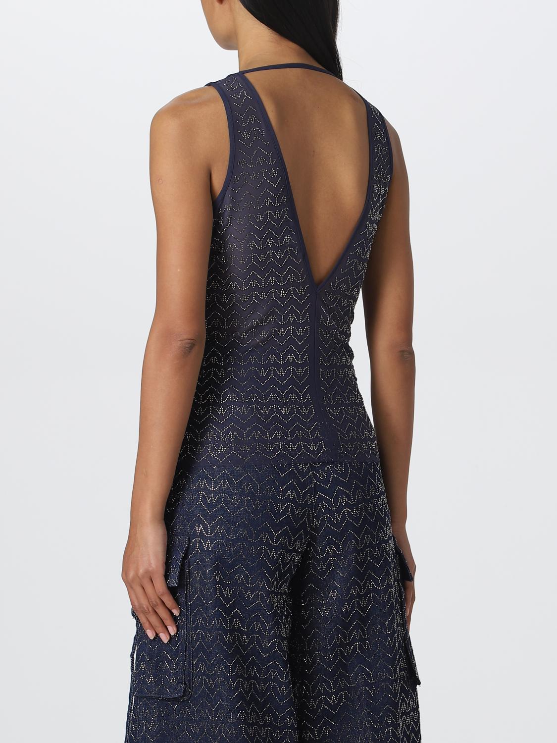 PATRIZIA PEPE TOP: Top mujer Patrizia Pepe, Azul Oscuro - Img 2
