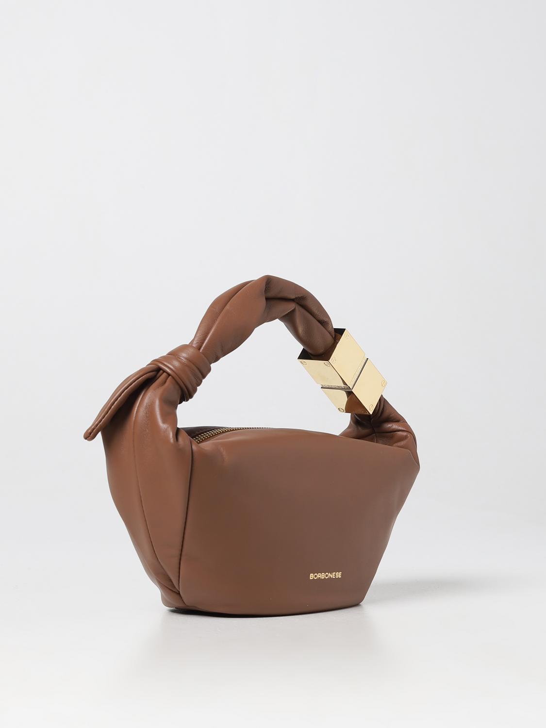 BORBONESE MINITASCHE: Schultertasche damen Borbonese, Leder - Img 2