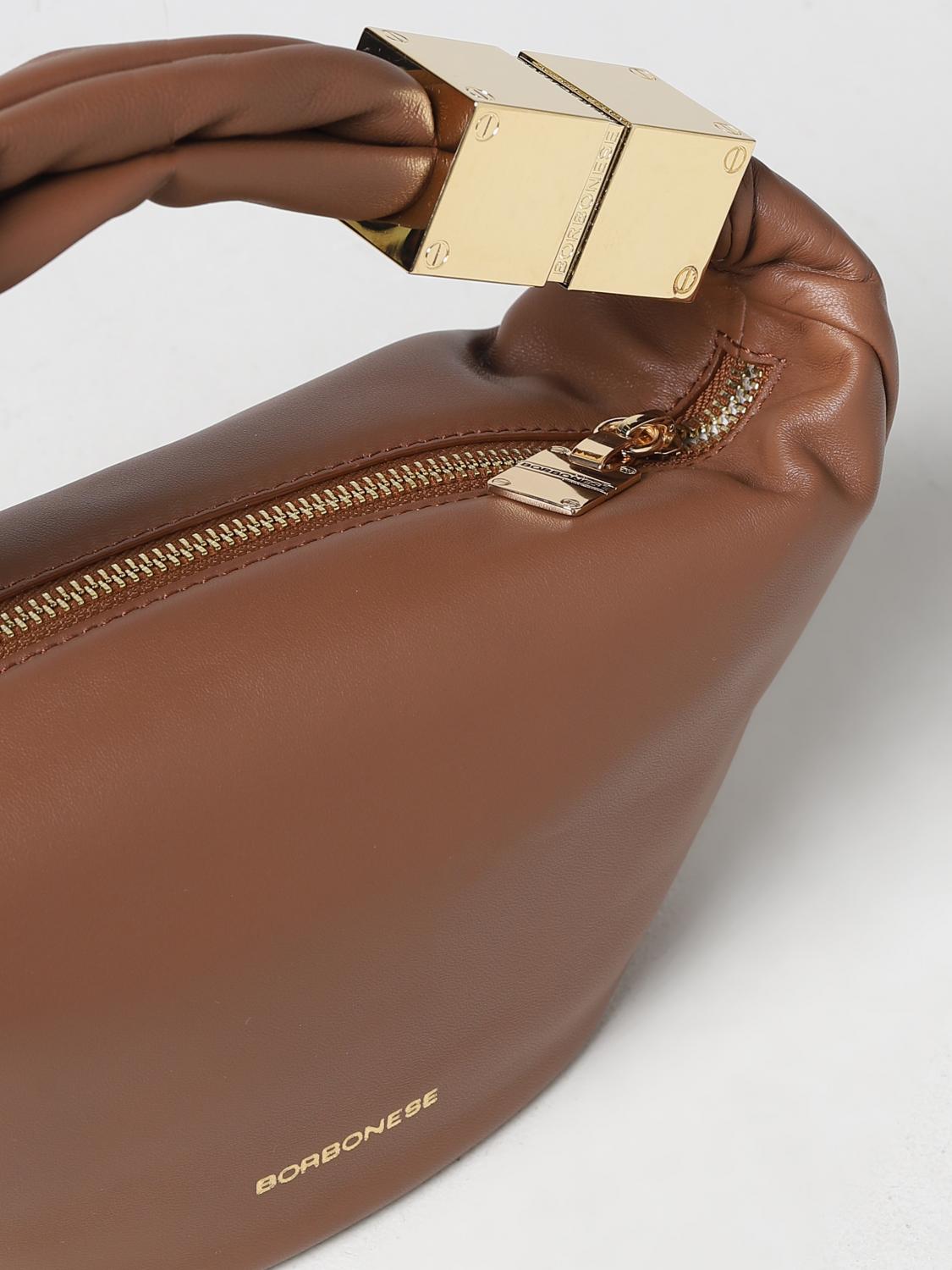 BORBONESE MINITASCHE: Schultertasche damen Borbonese, Leder - Img 3