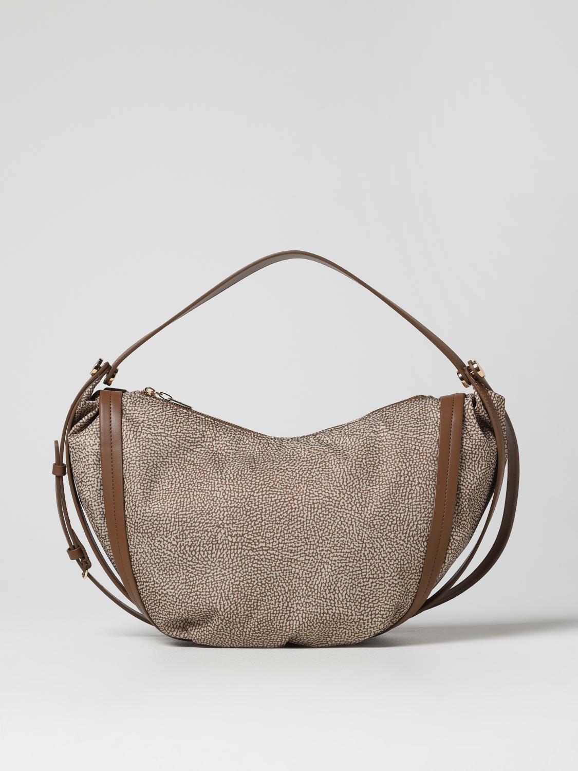 BORBONESE Shoulder bag woman Beige Borbonese shoulder bag 924175AH1 online at