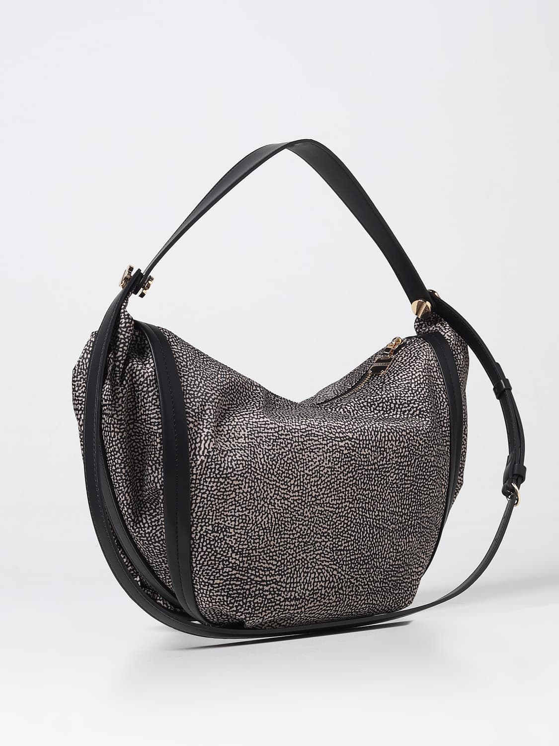 BORBONESE SCHULTERTASCHE: Schultertasche damen Borbonese, Natural - Img 2