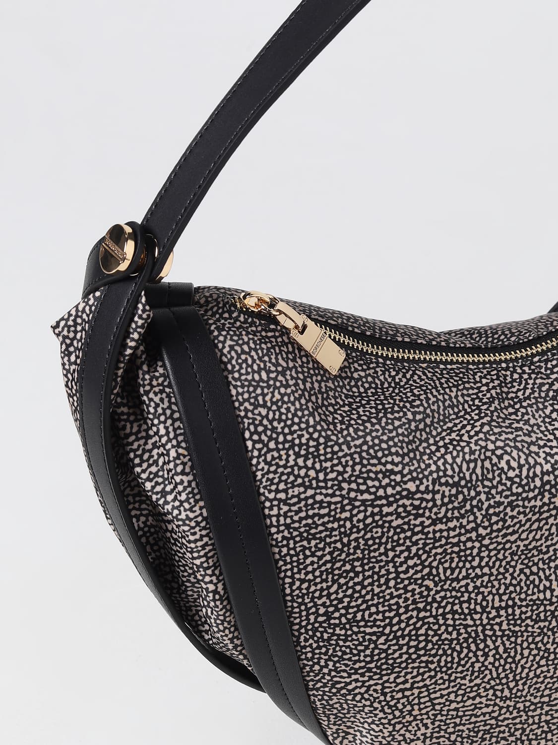 BORBONESE SCHULTERTASCHE: Schultertasche damen Borbonese, Natural - Img 3