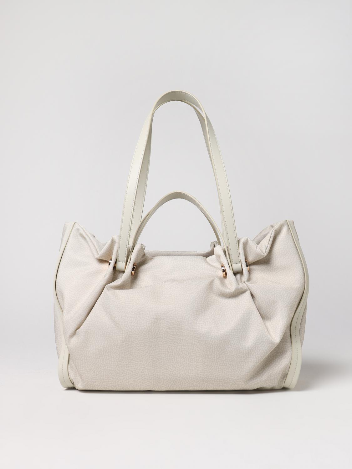 BORBONESE BOLSO DE HOMBRO: Bolso de hombro mujer Borbonese, Blanco - Img 1