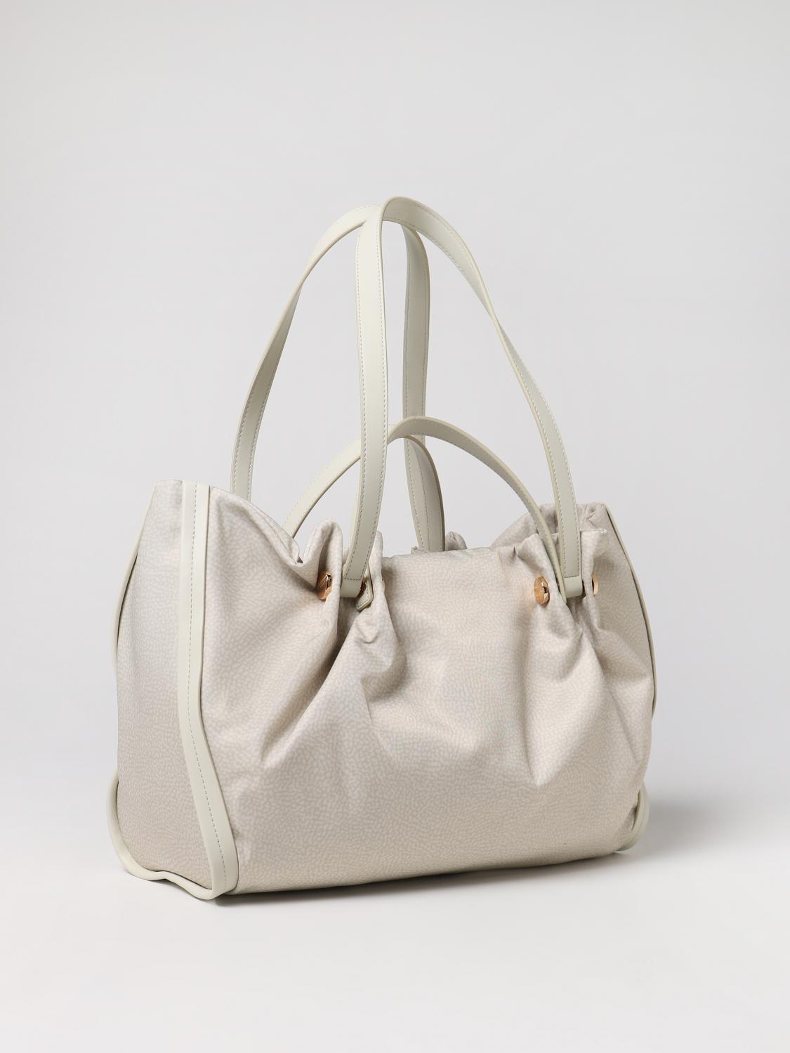 BORBONESE BOLSO DE HOMBRO: Bolso de hombro mujer Borbonese, Blanco - Img 2