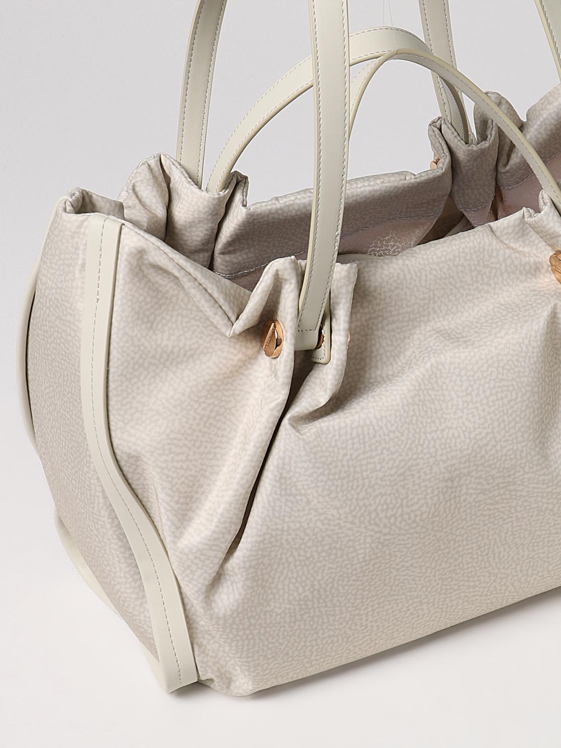 BORBONESE BOLSO DE HOMBRO: Bolso de hombro mujer Borbonese, Blanco - Img 3