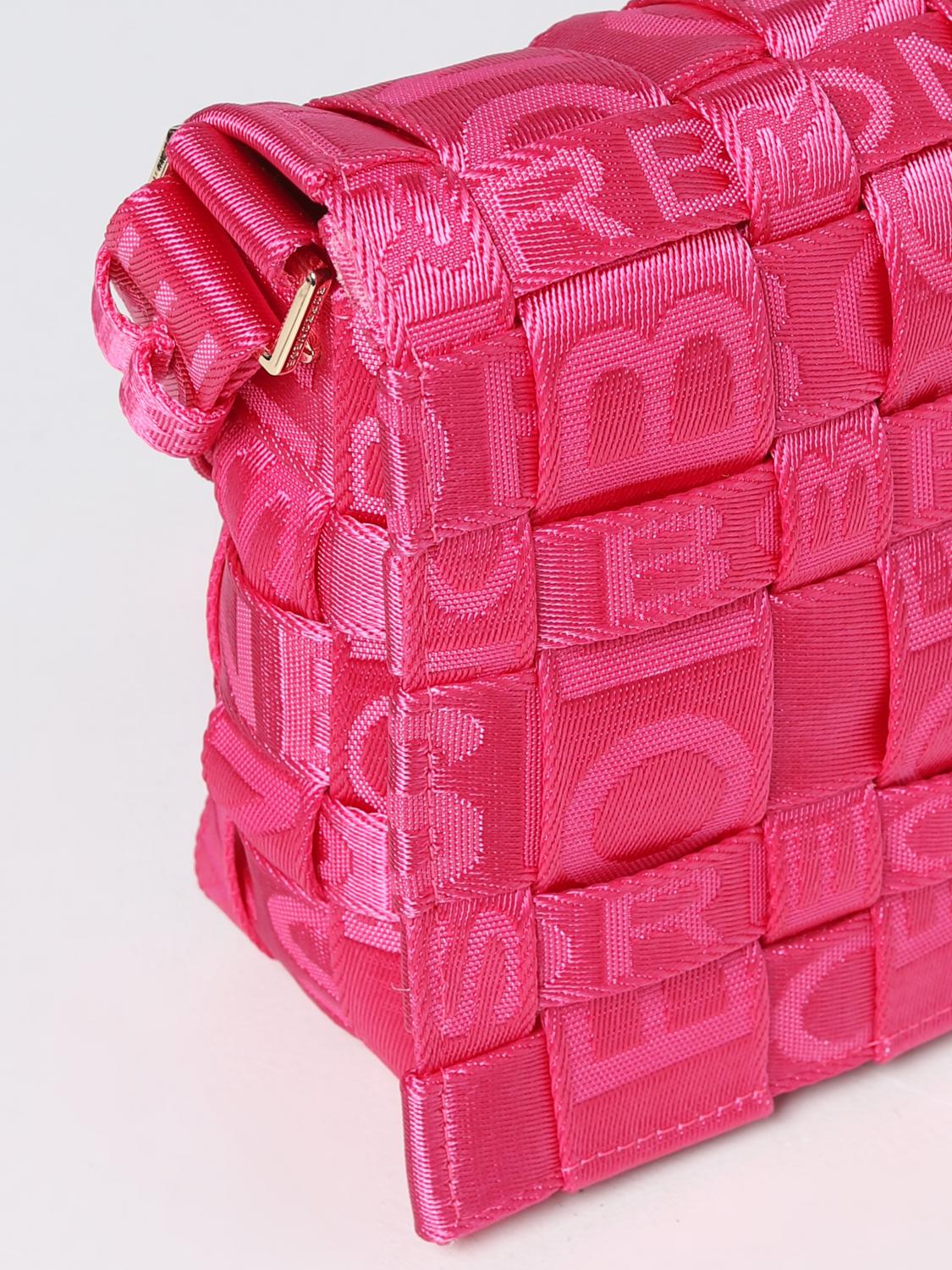 BORBONESE TRAGETASCHE: Schultertasche damen Borbonese, Fuchsia - Img 3