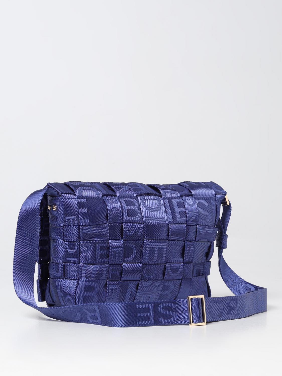 BORBONESE TRAGETASCHE: Schultertasche damen Borbonese, Navy - Img 2