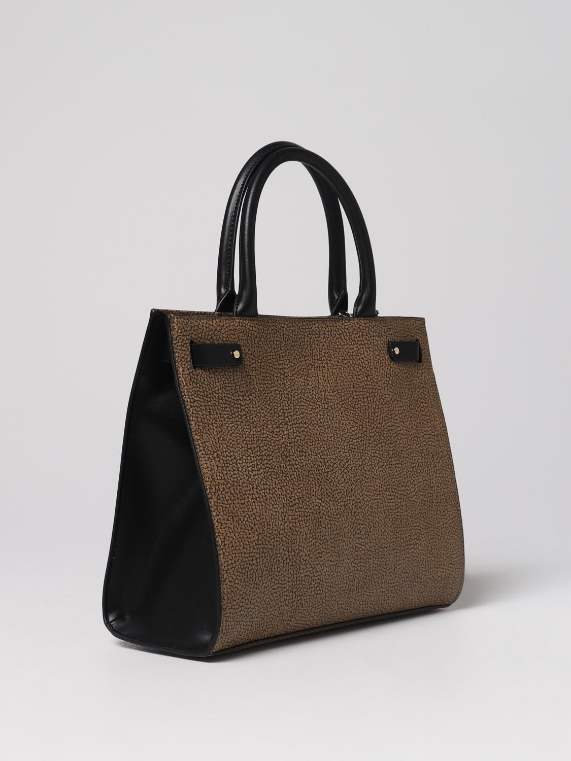 BORBONESE BORSA TOTE: Borsa Out Of Office Borbonese in tessuto spalmato, Naturale - Img 2