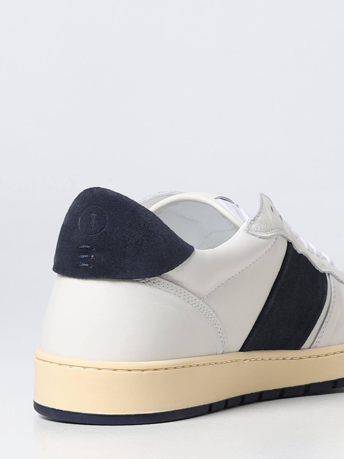 COLLEGIUM SNEAKERS: Sneakers Pillar Destroyer Collegium in pelle, Blue - Img 3