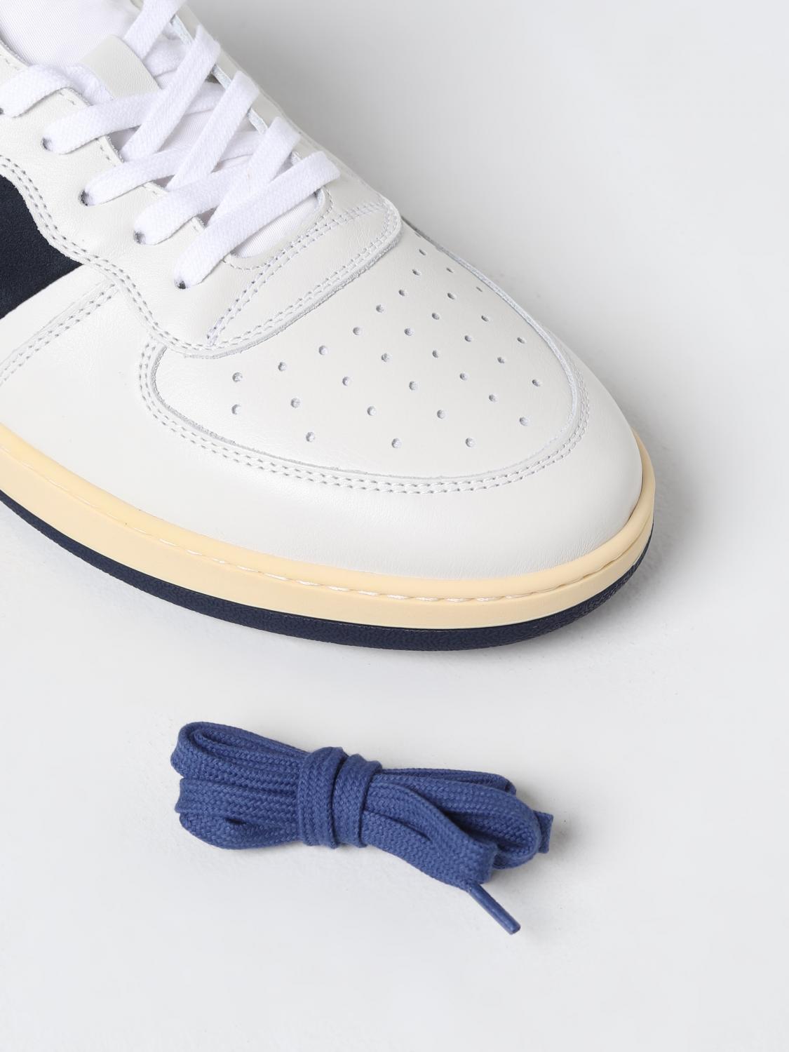 COLLEGIUM SNEAKERS: Sneakers Pillar Destroyer Collegium in pelle, Blue - Img 4